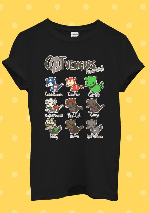 Catvengers Marvel Comic Cat Kitten T-Shirt