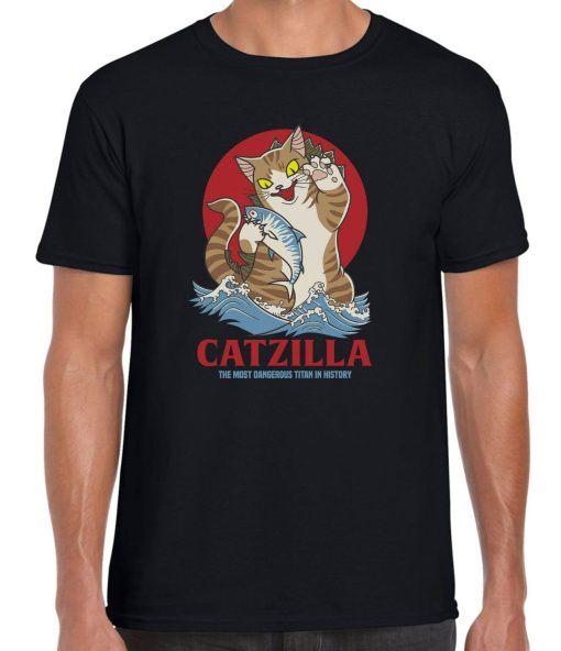 Catzilla Funny Cat Unisex T-Shirt