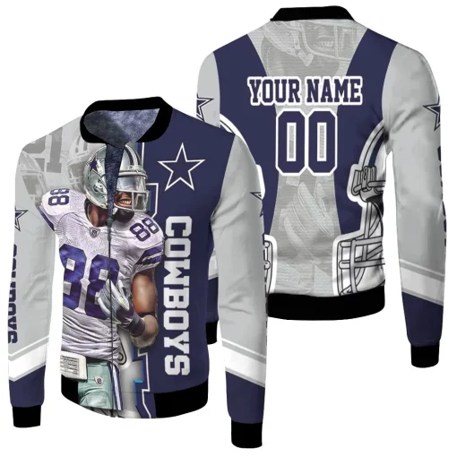 Ceedee Lamb 88 Dallas Cowboys Nfc East Champions Super Bowl 2021 Personalized Fleece Bomber Jacket