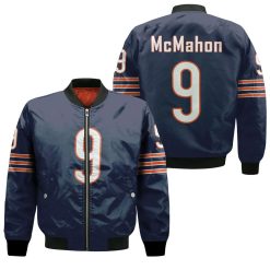 Chicago Bears Jim Mcmahon #9 Great Player Nfl American Football Team Legacy Vintage Navy 3d Designed Allover Gift For Bears Fans Bomber Jacket