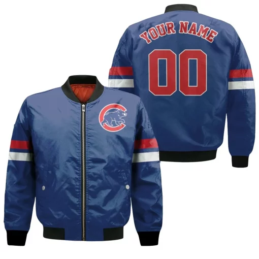 Chicago Cubs Personalized Custom Royal 2019 Jersey Inspired Style Bomber Jacket