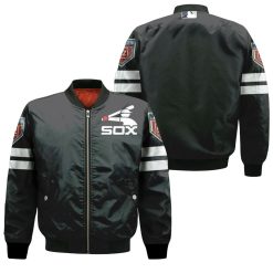 Chicago White Sox Spring Training Team Black 2019 Jersey Inspired Style Bomber Jacket