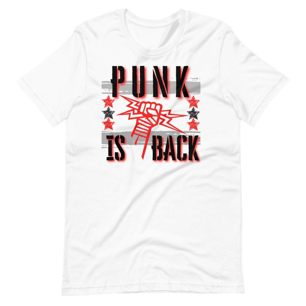 CM PUNK Is Back AEW Wrestling Short-Sleeve Unisex T-Shirt