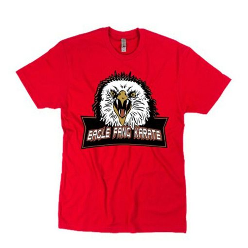 Cobra Kai Eagle Fang Karate Kid Logo Mens Red T-Shirt