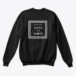 Coco With A Love Padlock Premium Luxury 80 Cotton Pullover Sweatshirt