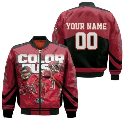 Color Us Tampa Bay Buccaneers Nfc South Division Champions Super Bowl 2021 Personalized Bomber Jacket