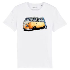 COMBI Volkswagen Samba Split Bulli Barndoor Surf Unisex T-Shirt