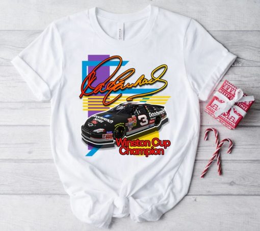 Dale Earnhardt Nascar Winstoncup Champion Signature T-Shirt