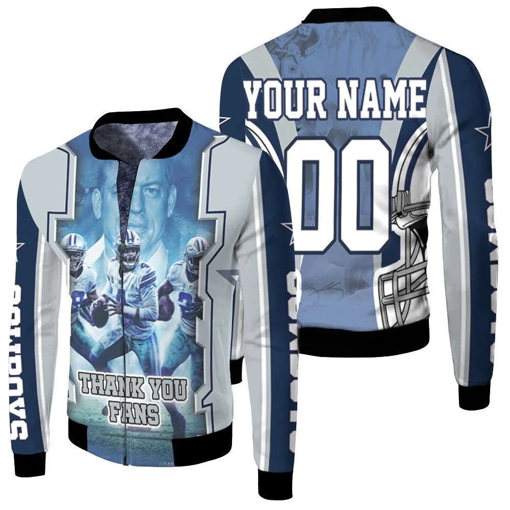 Dallas Cowboys Nfc East Division Super Bowl 2021 Personalized Fleece Bomber Jacket