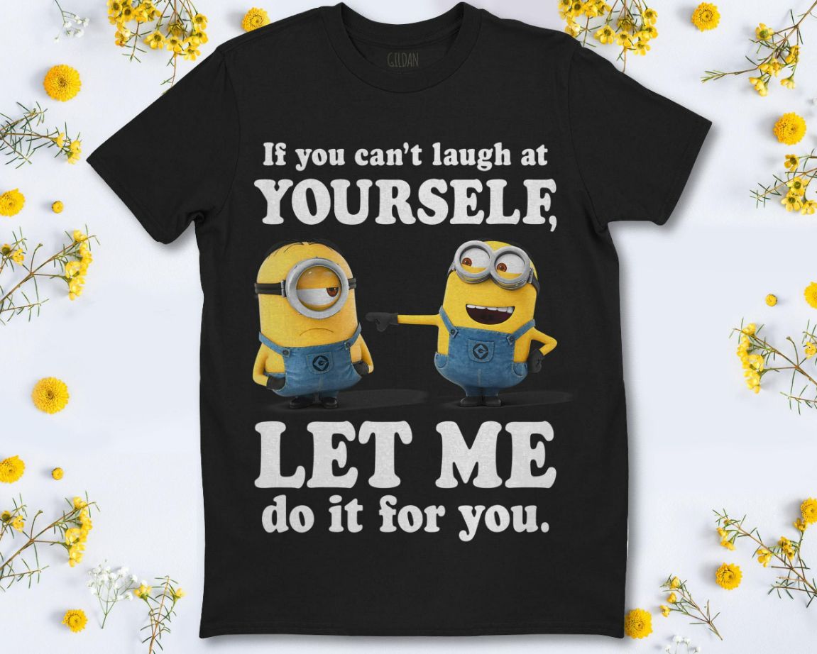 Despicable Me Minions Laugh At Yourself Graphic T-Shirt