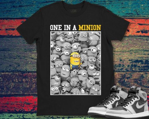 Despicable Me Minions One In A Minion Color Pop Portrait Unisex Gift T-Shirt