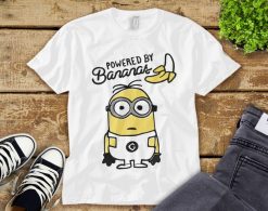 Despicable Me Minions Powered By Bananas Graphic Unisex Tee Shirt