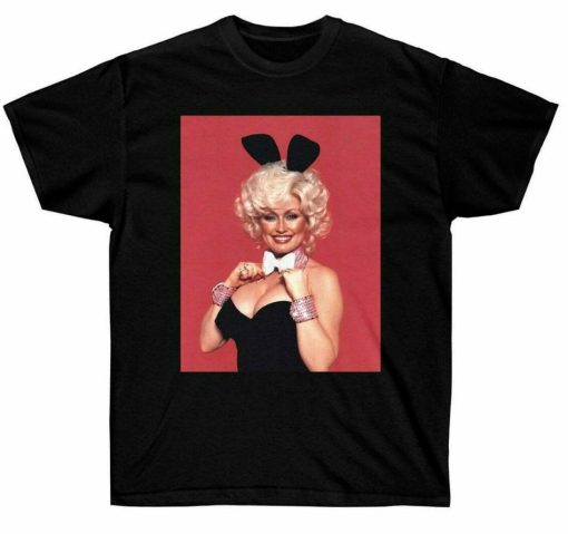 Dolly Parton Dissolved Vintage Playboy Graphic Shirt