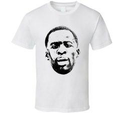 Draymond Green Big Face Silhouette Golden State Basketball Fan T-Shirt