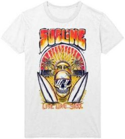 Exalted Live Love Surf T-Shirt