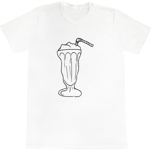 Fancy Milkshake Mens  Womens Cotton T-Shirt