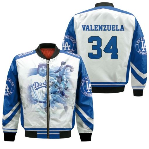 Fernando Valenzuela La Dodgers Bomber Jacket