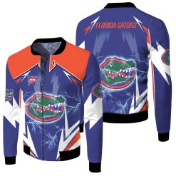 Florida Gators Ncaa 3d Jersey Fleece Bomber Jacket