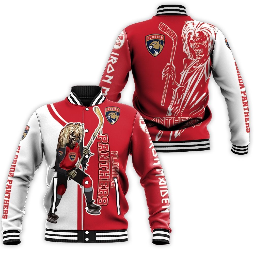 Florida Panthers And Zombie For Fans Baseball Jacket