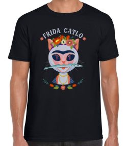 Frida Catlo Cat Unisex T-Shirt