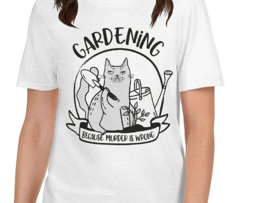 Funny Gardening Grumpy Cat Shirt