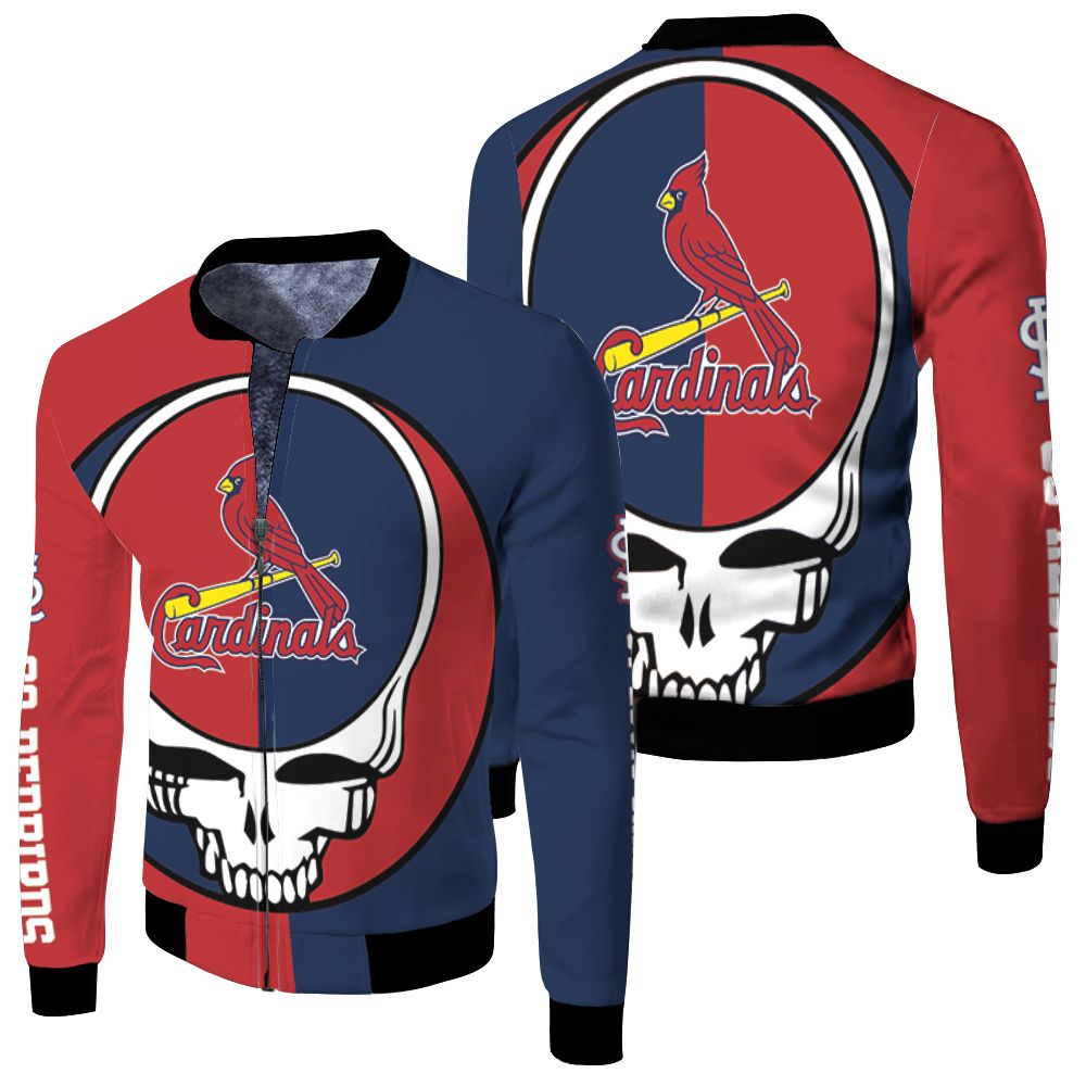 Grateful Dead Saint Louis Cardinals 3d Personalized Baseball Jacket –  Teepital – Everyday New Aesthetic Designs