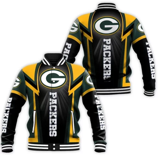 Green Bay Packers For Fans Baseball Jacket