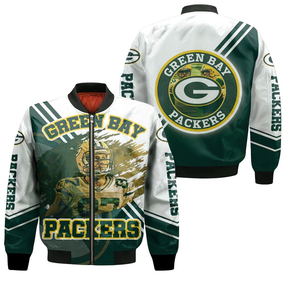 Green Bay Packers Jordy Nelson 87 For Fans Bomber Jacket