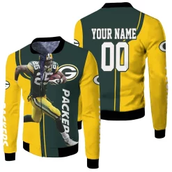 Green Bay Packers Nfc Noth Champions Will Redmond For Fan Personalized Fleece Bomber Jacket