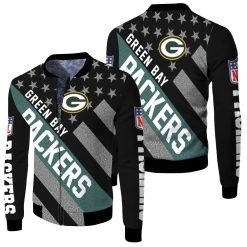 Green Bay Packers Nfl For Packers Fan 3d Jersey Fleece Bomber Jacket