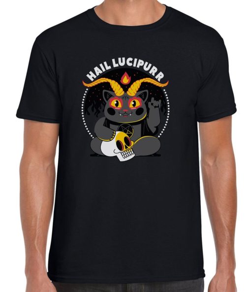 Hail Lucipurr Cat Unisex T-Shirt