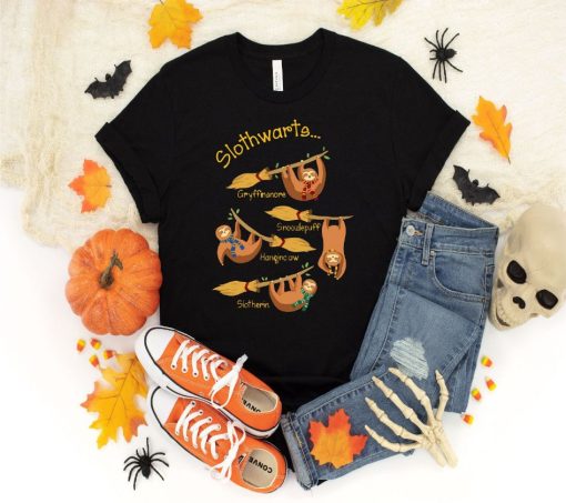 Harry Slothwarts Sloth Gift For Birthday Halloween T-Shirt