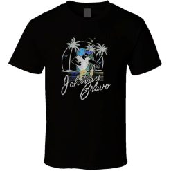 Johnny Bravo Tv Series Cartoon Logo T-Shirt