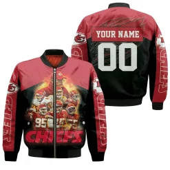 Kansas City Chiefs Afc West Champions 2021 Super Bowl Personalized Bomber Jacket