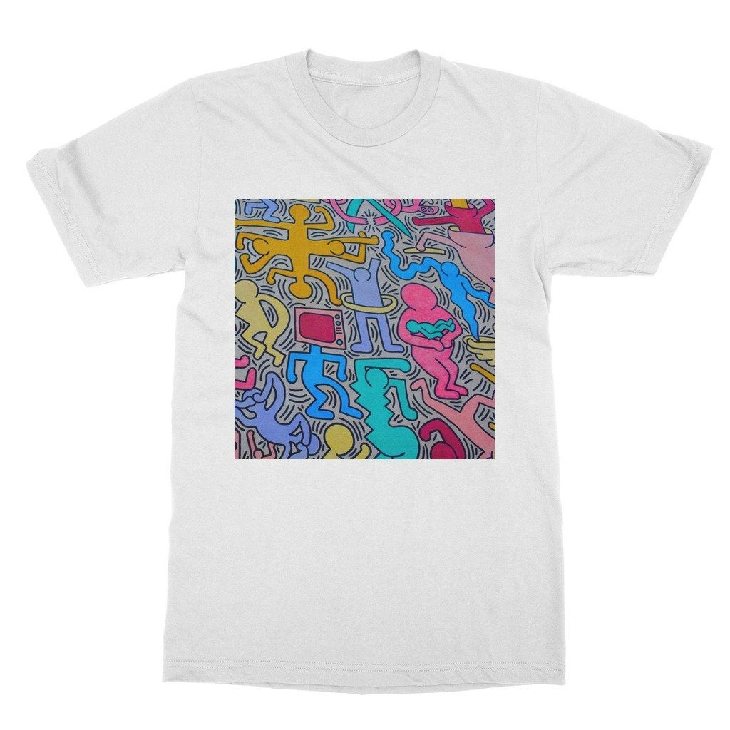 Keith Haring Graffiti Art Classic Unisex T-Shirt