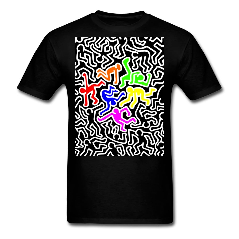 Keith Haring Graphic Street Art Tee Shirt