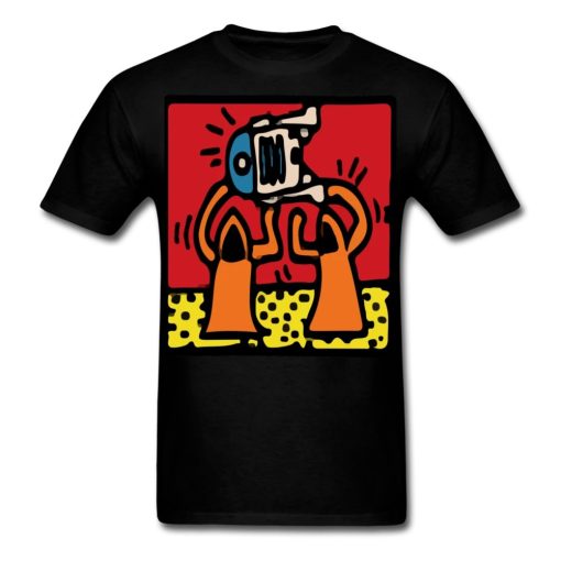 Keith Haring Pack De Fête Graphic Street Art T-Shirt