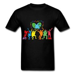 Keith Haring Unisex Graphic Street Art T-Shirt