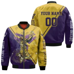 Kobe Bryant Forever 24 Black Mamba For Fans 3d Personalized Bomber Jacket