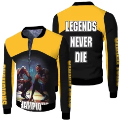 Kobe Bryant Lebron James Legend Never Dies Los Angles Lakers Champions 3d Printed Fleece Bomber Jacket