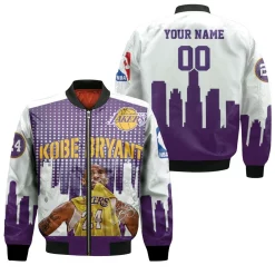 Kobe Bryant Legend Los Angeles Lakers 24 Signed For Fans 3d Personalized Bomber Jacket
