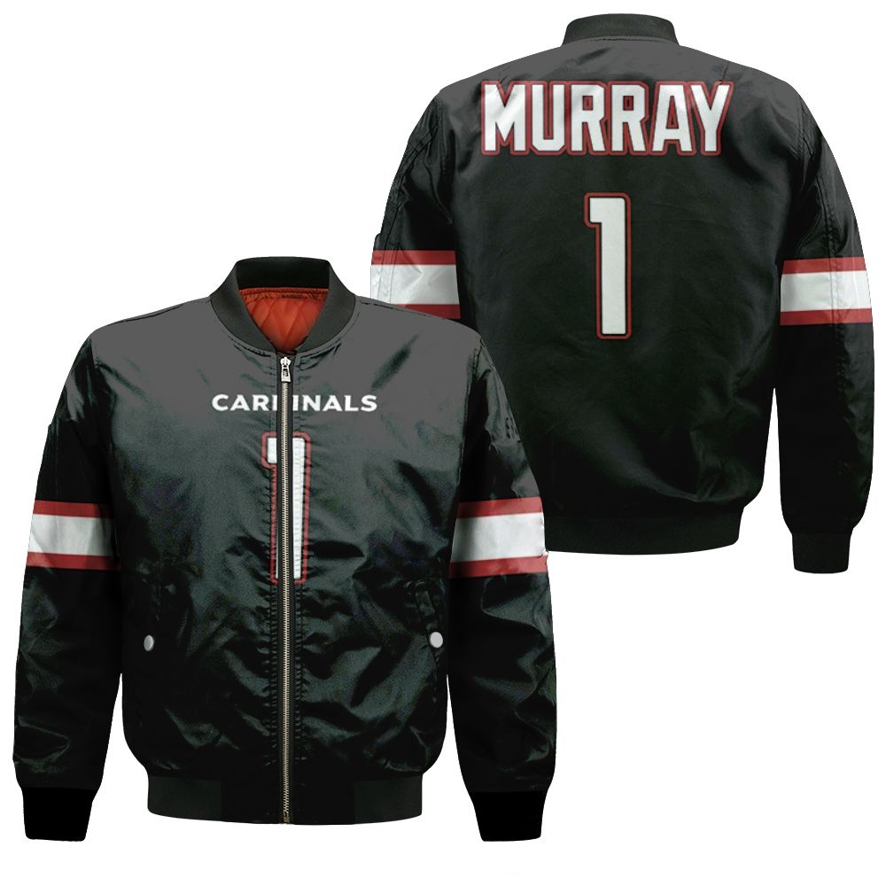 Kyler Murray Arizona Cardinals 2019 Nfl Draft First Round Pick Black Jersey Inspired Style Bomber Jacket