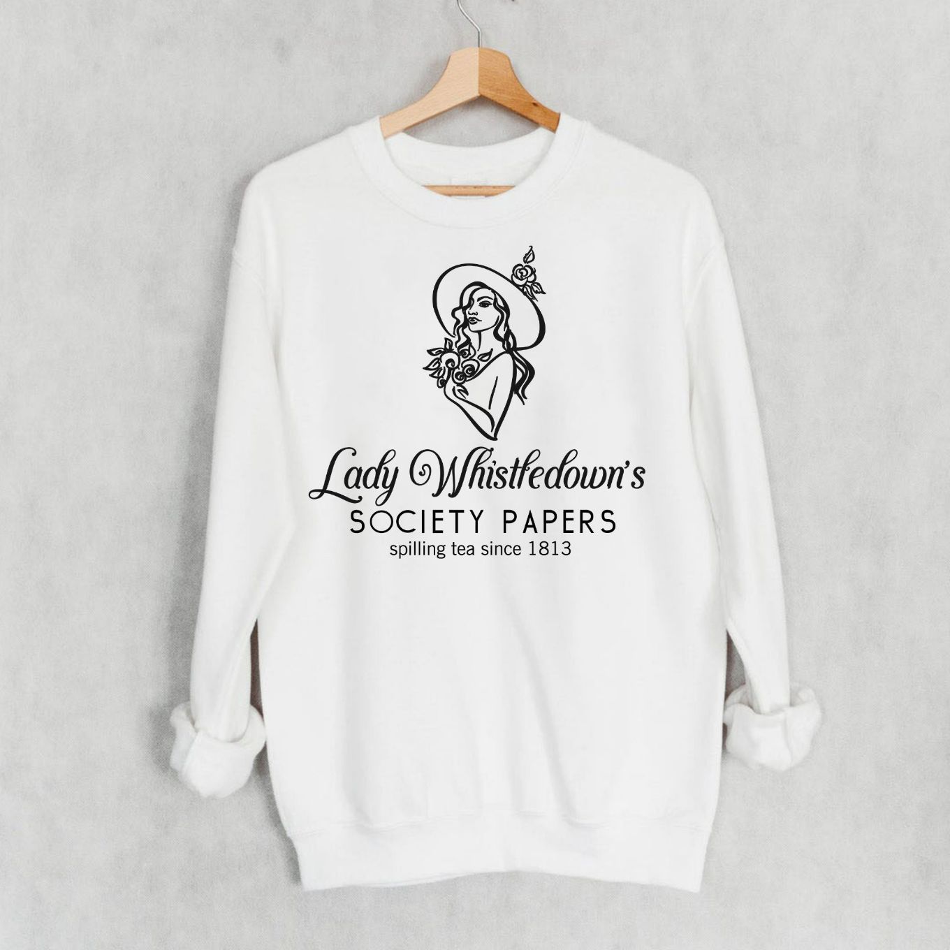 Lady Whistledowns Society Papers Sweatshirt