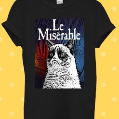 Les Le Miserable Grumpy Cat Funny T-Shirt