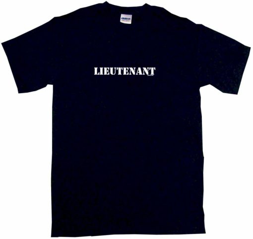 Lieutenant Mens Tee Shirt