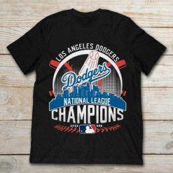 Los Angeles Dodgers Dodgers Champs Short Sleeve Black Men T-Shirt