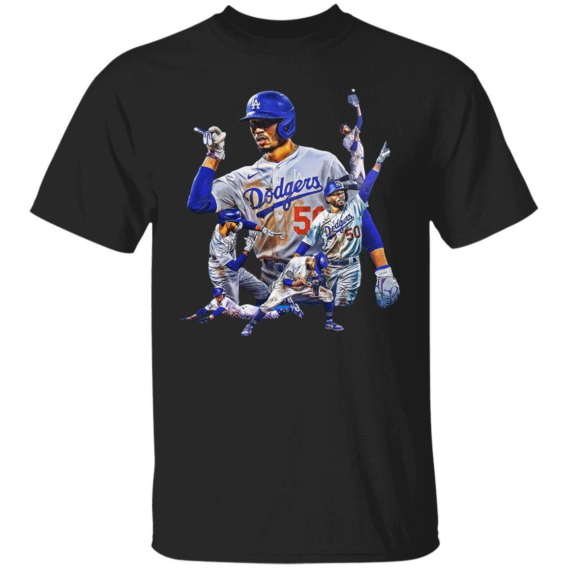 Los Angeles Dodgers Mookie Betts Logo 2021 Baseball Heavy Cotton Comfort T-Shirt