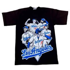 Los Angeles Dodgers Squad Black Shirt