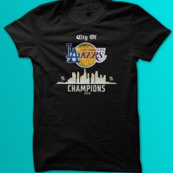 Los Angeles Lakers Dodgers Champions Championship T-Shirt