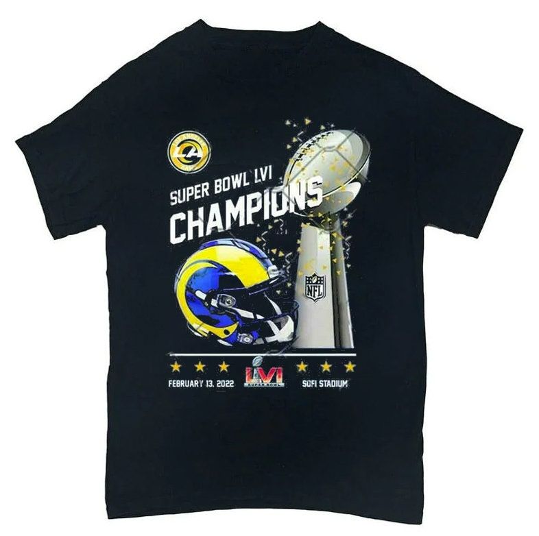 Los Angeles Rams Super Bowl LVI Champions 2022 T-Shirt